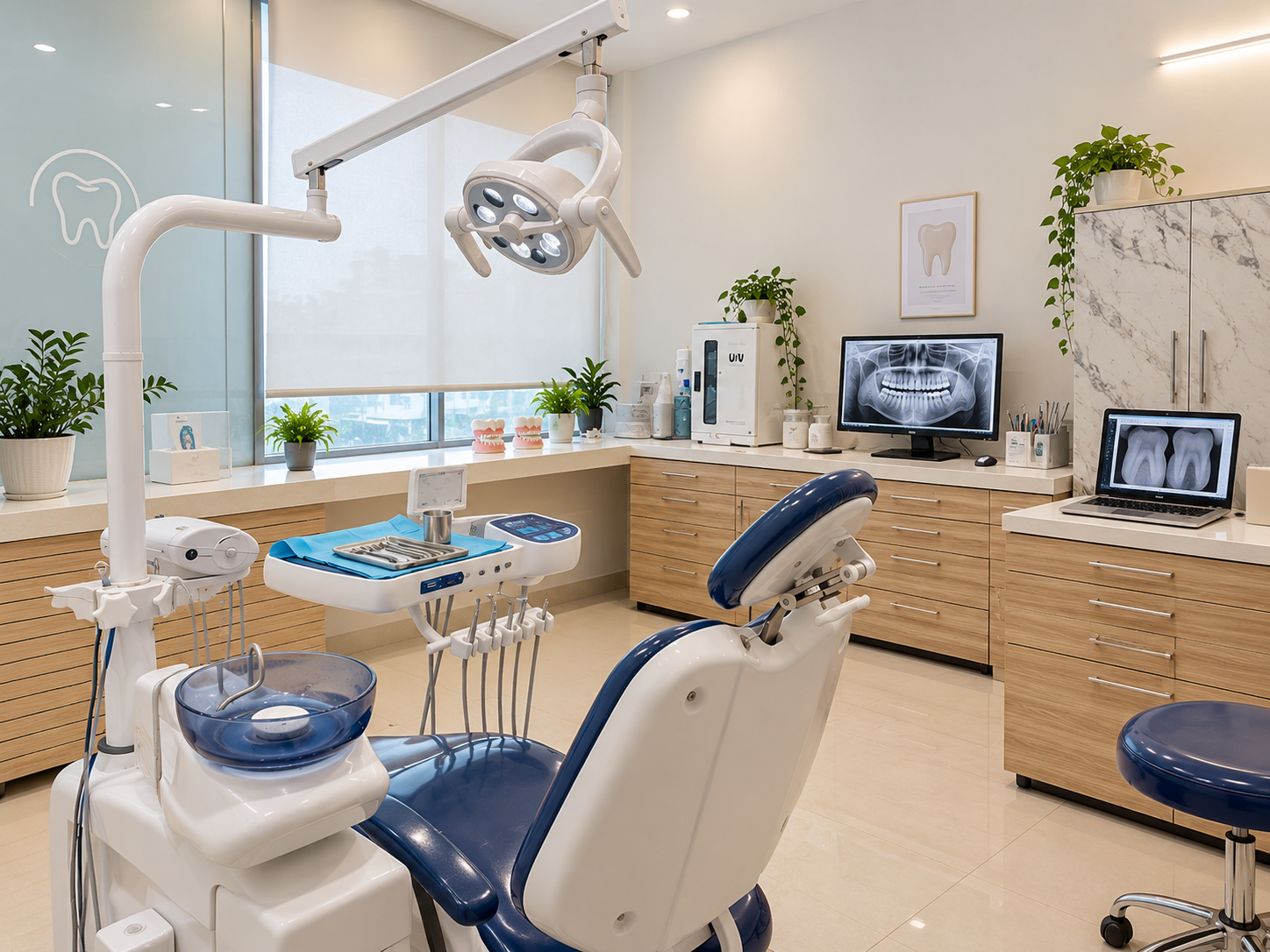 CareWave second treatment room close-up with dental equipment